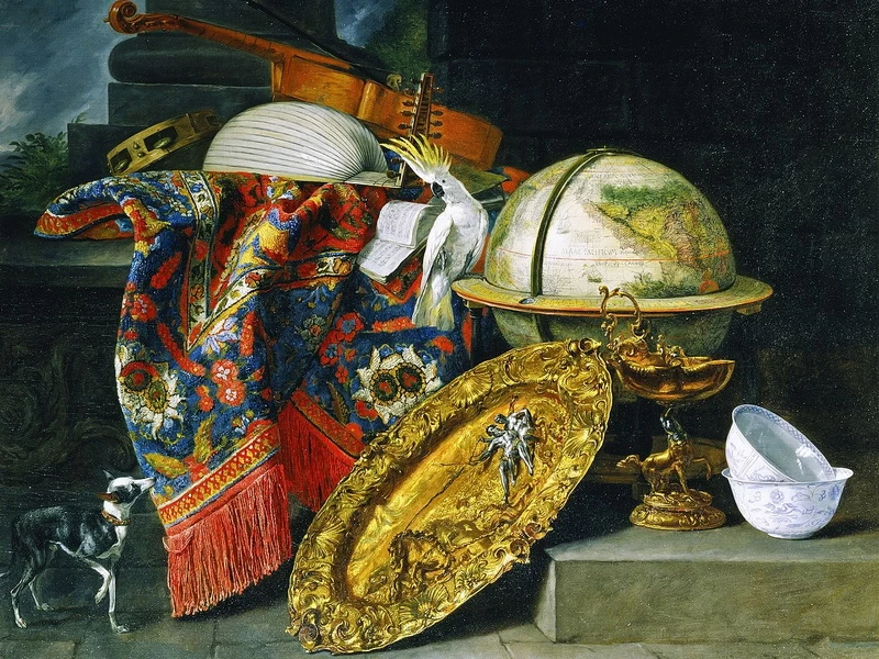 1622-Pieter Boel - Natura morta con globo